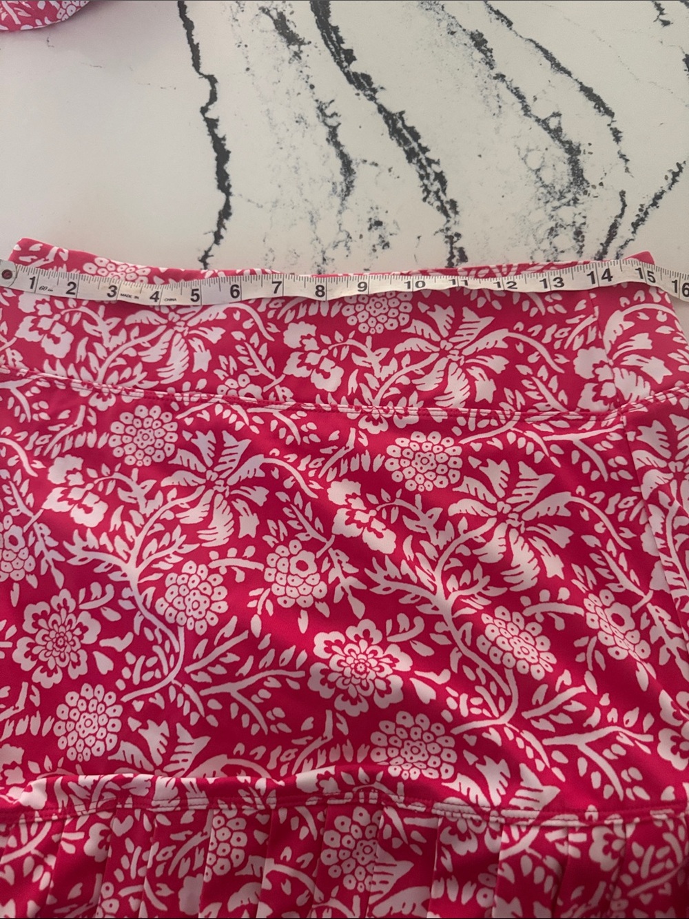 Sigrid Olsen Floral Skirt Set in Red & White Size Large Like New - Picture 9 of 10